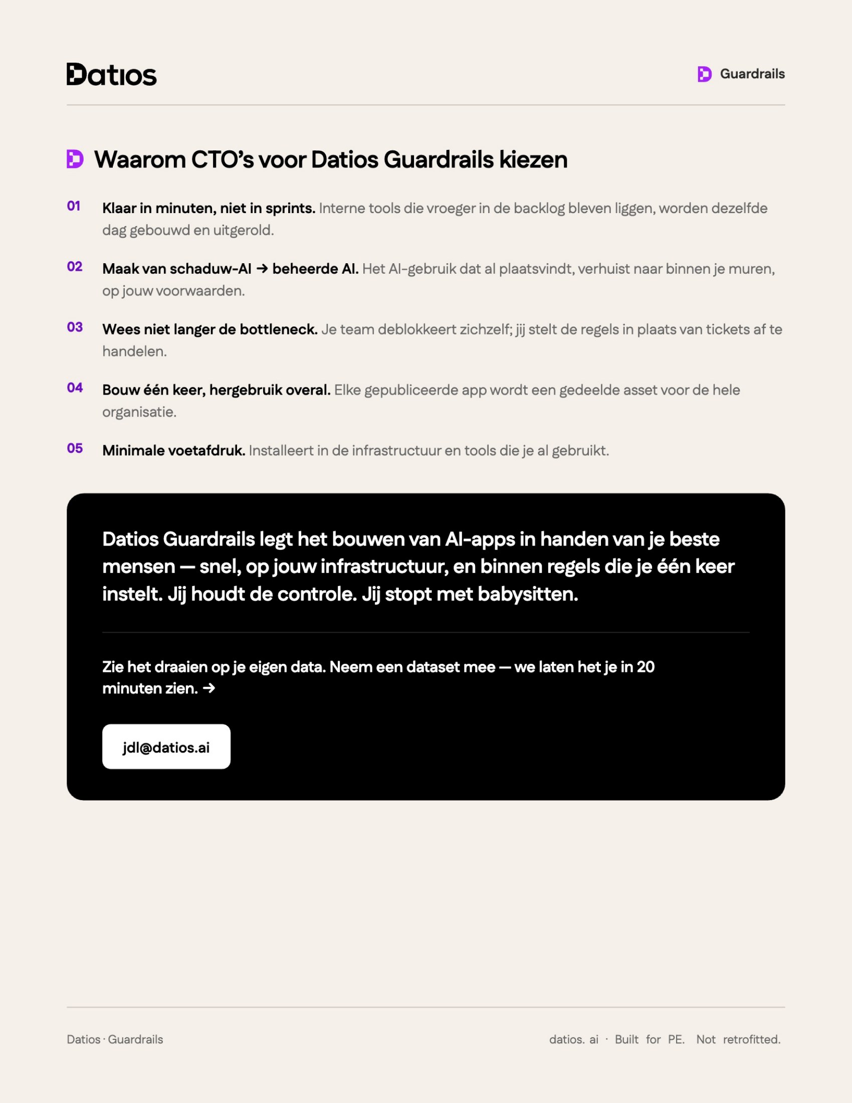 Datios Guardrails — pagina 3